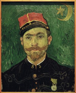 Vincent van Gogh “Portraet von Milliet” 60 x 49 cm