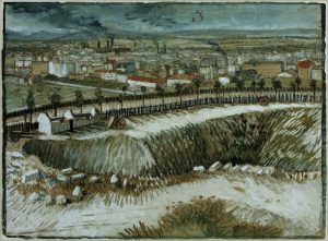 Vincent van Gogh “Industrielandschaft – Am Stadtrand von Paris nahe Montmartre” 39,5 x 53,5 cm