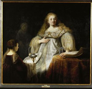 Rembrandt “Sophonisbe empfängt den Giftbecher auf Befehl ihres Gatten“ 153 x 142 cm