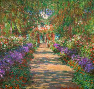 Claude Monet „Garten in Giverny“ 92 x 89 cm