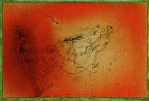 Paul Klee „Pferd und Mann“ 50 x 34 cm