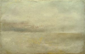 William Turner „Ruhige See mit grauen Wolken in der Ferne“ 30 x 48 cm