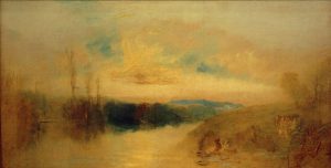 William Turner „Der See, Petworth, Sonnenaufgang“ 65 x 126 cm
