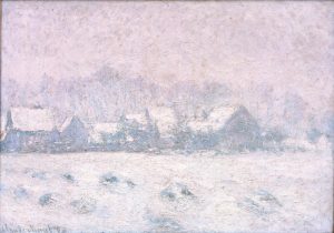Claude Monet „Schnee in Giverny“ 92 x 65 cm