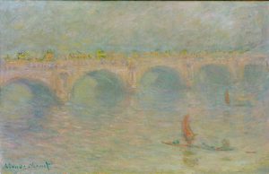 Claude Monet „Waterloo Bridge  Sonne“ 100 x 65 cm