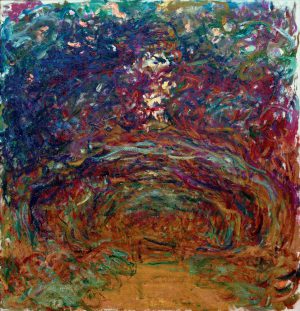 Claude Monet „Die Rosenallee“ 89 x 92 cm