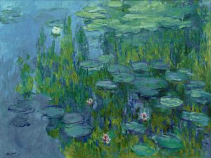 Claude Monet „Nympheas -Seerosen“ 185 x 140 cm