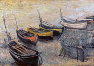 Claude Monet „Fischerboote am Strand“ 92 x 65 cm