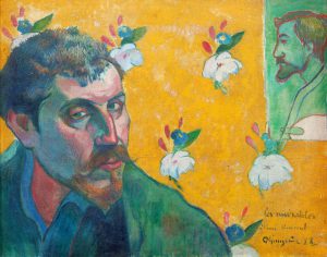 Paul Gauguin „Selbstbildnis mit dem Porträt Bernards“  55 x 45 cm