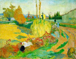 Paul Gauguin „Landschaft bei Arles “  92 x 73 cm