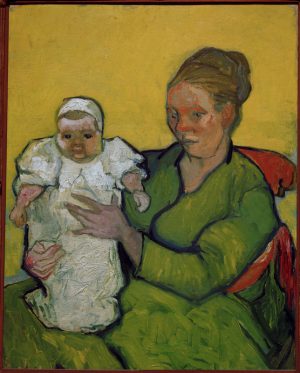 Vincent van Gogh “Madame Roulin mit ihrem Kind Marcelle” 92,4 x 73,3 cm