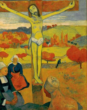 Paul Gauguin „Gekreuzigter Christus oder Der gelbe Christus“  73 x 92 cm