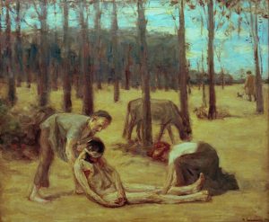 Max Liebermann „Der barmherzige Samariter“ 112 x 93 cm
