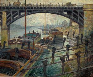 Claude Monet „Die Kohlenträger“ 66 x 55 cm