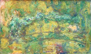 Claude Monet „Der Steg über den Seerosenteich“ 107 x 66 cm