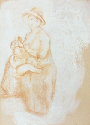 Auguste Renoir „Mutterglück“ 51 x 71 cm