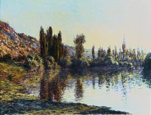 Claude Monet „Die Seine bei Vetheuil“ 100 x 73 cm