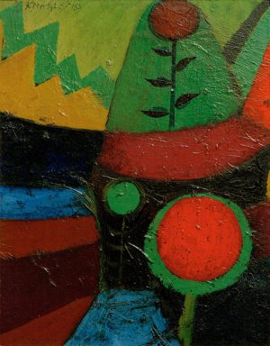 Paul Klee „Drei Blumen“ 15 x 20 cm