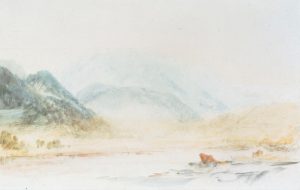 William Turner „Wetterhorn vom Rosenlaui“ 20 x 32 cm