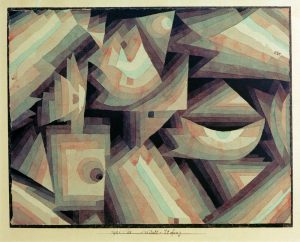 Paul Klee „Kristall-Stufung“ 31 x 24 cm