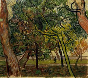 Vincent van Gogh “Studie mit Fichten im Herbst” (Pinien im Park) 46 x 51 cm
