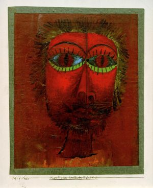 Paul Klee „Kopf eines berühmten Räubers“ 20 x 25 cm