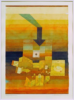 Paul Klee „Betroffener Ort“ 23 x 31 cm