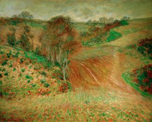 Claude Monet „Winterlandschaft bei Etretat“ 81 x 65 cm