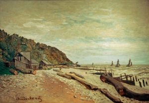 Claude Monet „Die Bootswerft bei Honfleur“ 81 x 57 cm