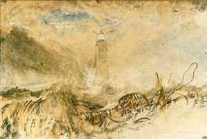 William Turner „Leuchtturm von Eddystone“ 21 x 31 cm