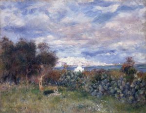 Auguste Renoir „Die Bucht von Algier“ 65 x 51 cm