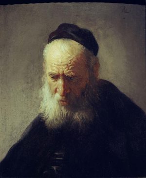 Rembrandt “Kopf eines alten Mannes“ 20.3 x 24 cm