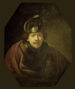 Rembrandt “Rembrandt Selbstbildnis als Krieger“ 66 x 80.5 cm
