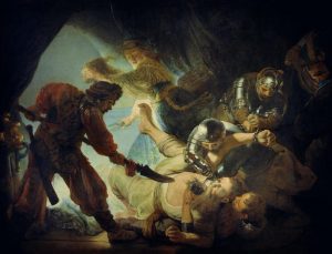 Rembrandt “Die Blendung Simsons“ 276 x 206 cm