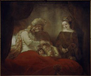 Rembrandt “Jakobs Segen“ 209 x 173 cm