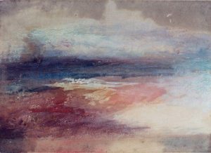 William Turner „Küstenlandschaft bei Sonnenuntergang“ 14 x 19 cm