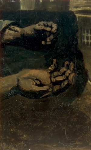 Vincent van Gogh “Zwei Haende” 28 x 17 cm