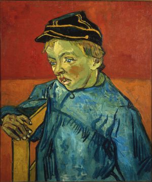 Vincent van Gogh “Bildnis Camille Roulin als Schueler”, 63,5 x 54 cm