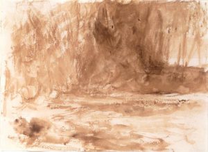 William Turner „Studie des Flusses Washburn“ 20 x 27 cm