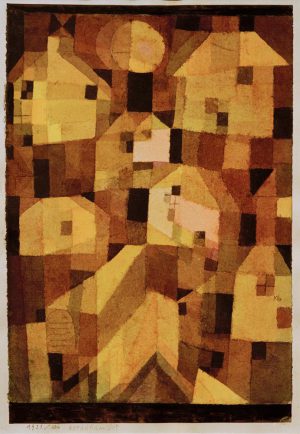 Paul Klee „Herbstlicher Ort“ 23 x 33 cm