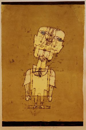 Paul Klee „Gespenst eines Genies“ 19 x 27 cm