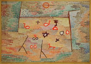 Paul Klee „Spielzeug“ 64 x 44 cm