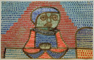 Paul Klee „Knabe am Tisch“ 48 x 30 cm