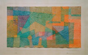 Paul Klee „Frühlingsbild“ 48 x 27 cm