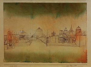 Paul Klee „Grosser Platz in BOR“ 45 x 34 cm