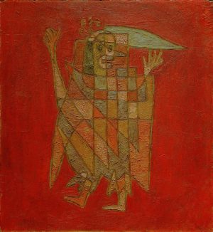 Paul Klee „Allegorische Figurine“ 43 x 47 cm