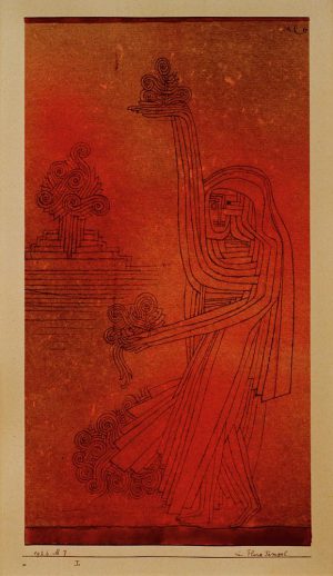 Paul Klee „Im Flora Tempel“ 16 x 29 cm
