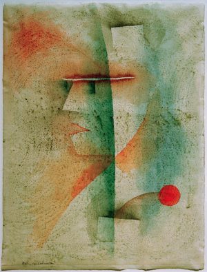 Paul Klee „Bildnis eines Kostümierten“ 46 x 61 cm