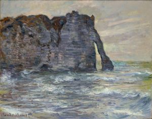 Claude Monet „Etretat Steilküste und Felsentor“ 81 x 65 cm