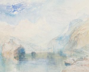 William Turner „Lauerzersee mit Schwyz“ 23 x 29 cm